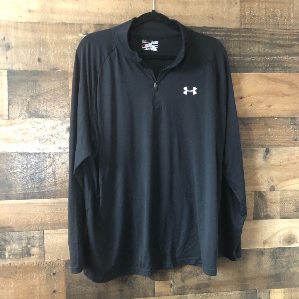 Under Armour Black Quarter Zip Light Pullover